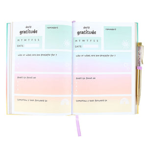 Gratitude Journal with Amethyst Pen