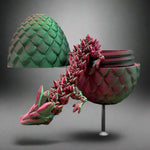 Load image into Gallery viewer, 3D Printed Dragon in Egg - various colours
