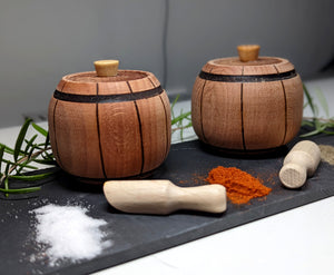 Spice Barrel with Spoon