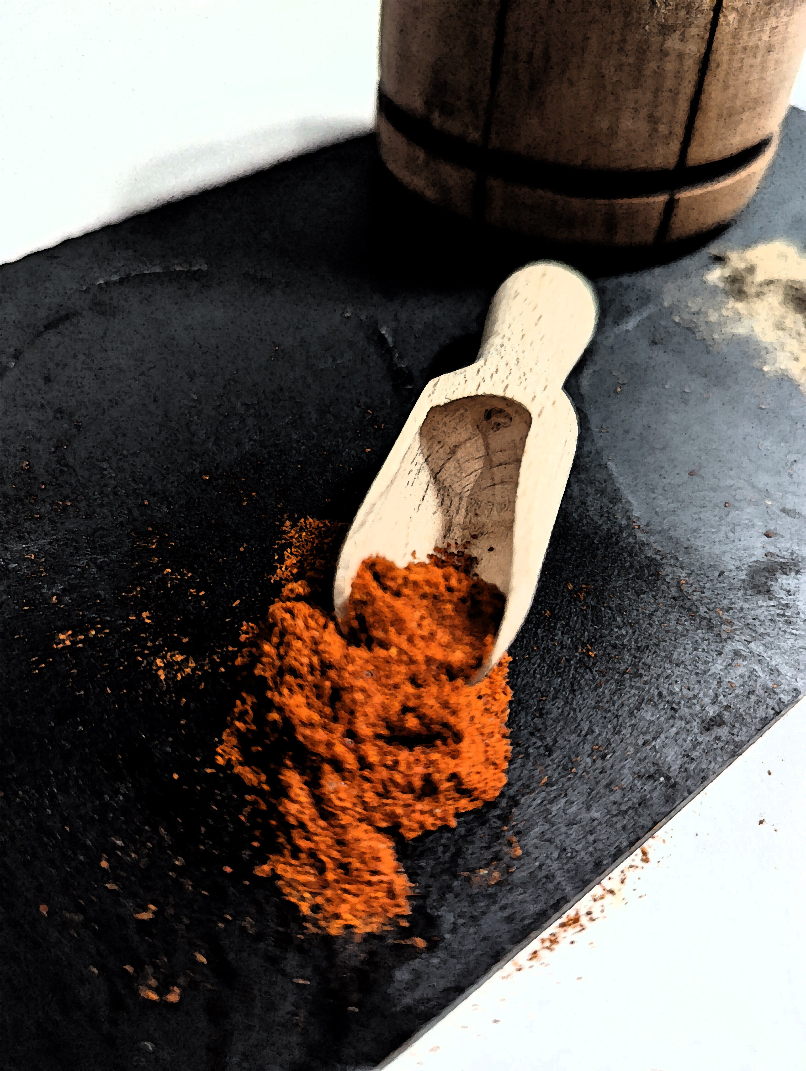 Spice Barrel with Spoon