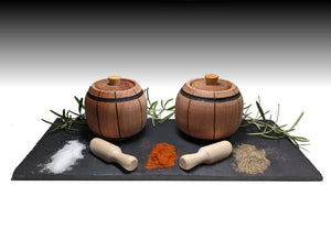 Spice Barrel with Spoon