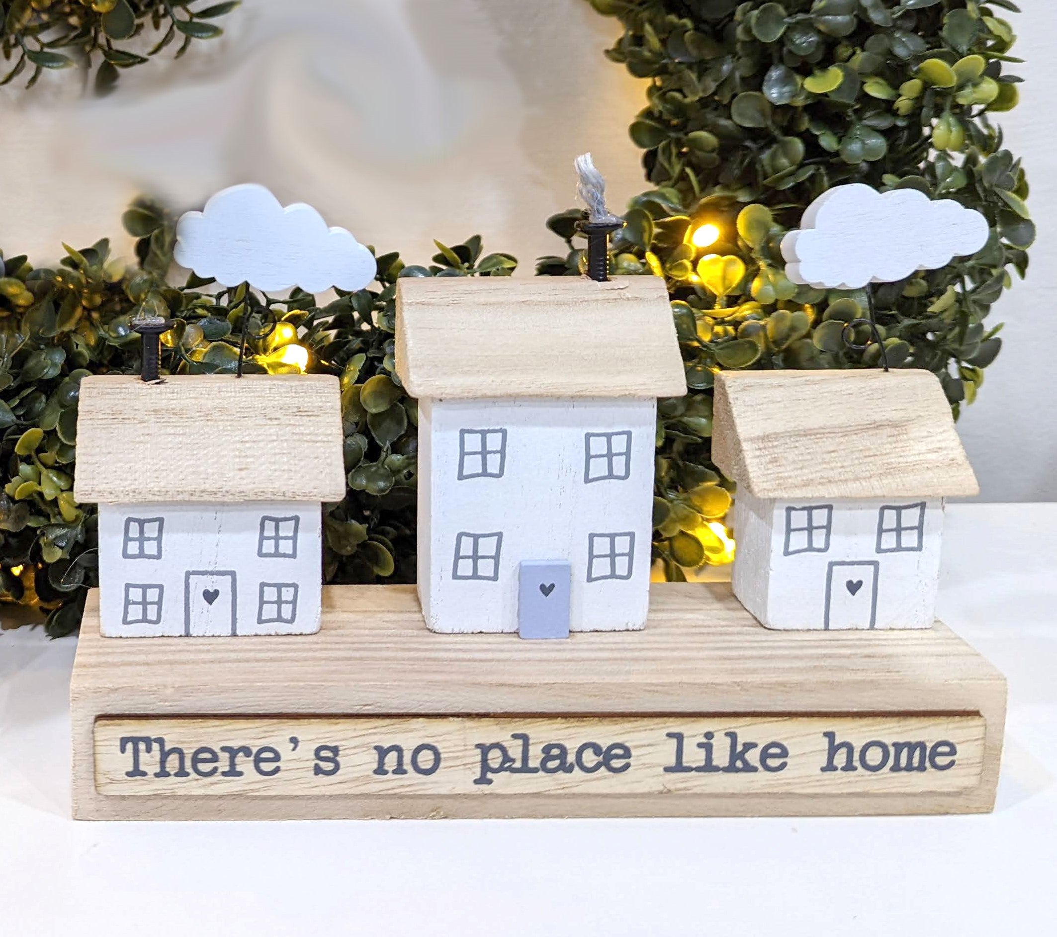 "There's No Place Like Home" Wooden Ornament