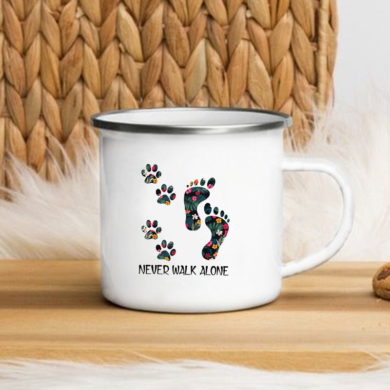 NEVER WALK ALONE Enamel Mug