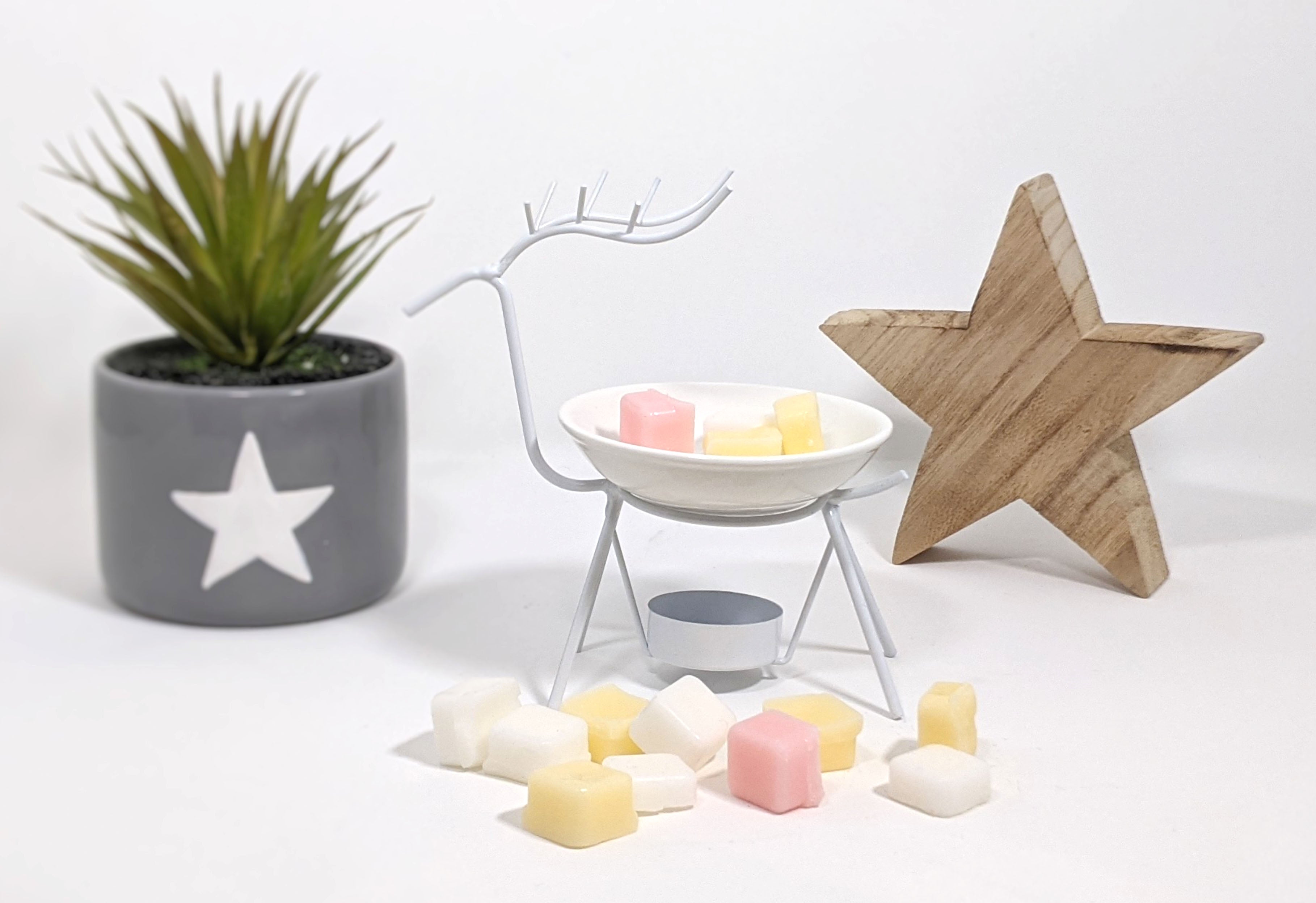 Reindeer Wax Melt Burner - White