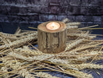 Load image into Gallery viewer, Handmade Oak Tealight Holders - Single
