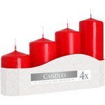 Load image into Gallery viewer, Pillar Candles - Set of 4 in 7 colours
