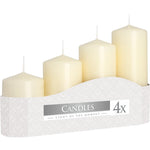 Load image into Gallery viewer, Pillar Candles - Set of 4 in 7 colours
